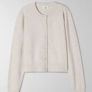 NWT Wilfred Sicily Cardigan in Matte Pearl